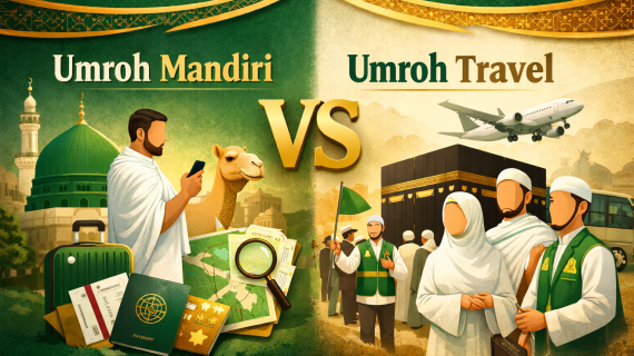 Umroh Mandiri vs Travel